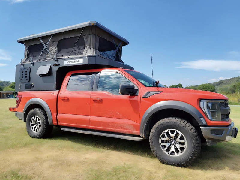 MGK Outdoor Filming Showcases All-Aluminum Pickup Camper