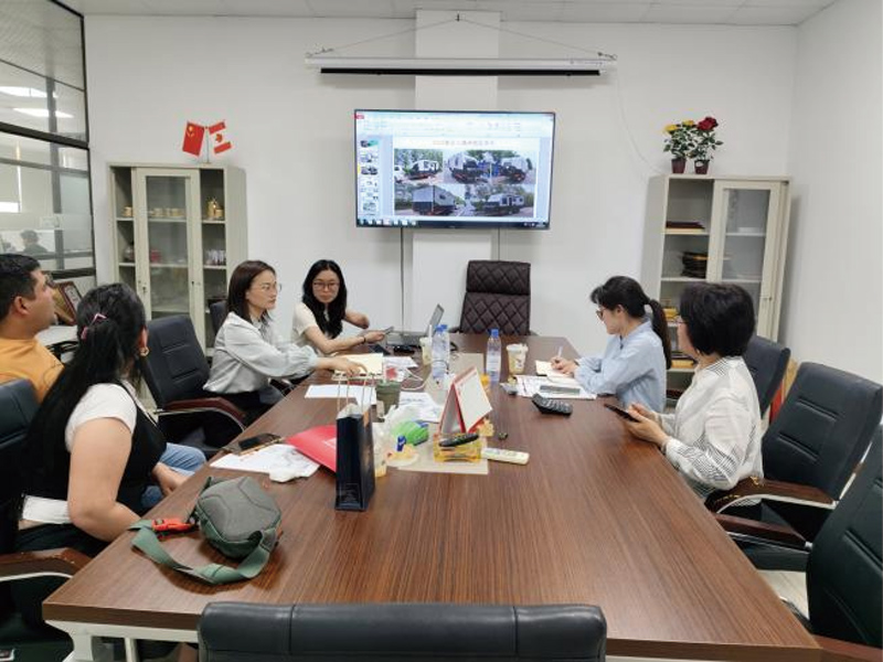 South American customers visiting for MGK truck campers