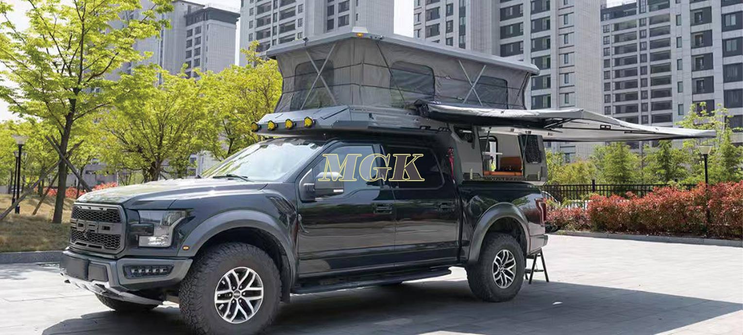 Aluminum Off-road Big Camper for Ford F150/ Toyota Tundra