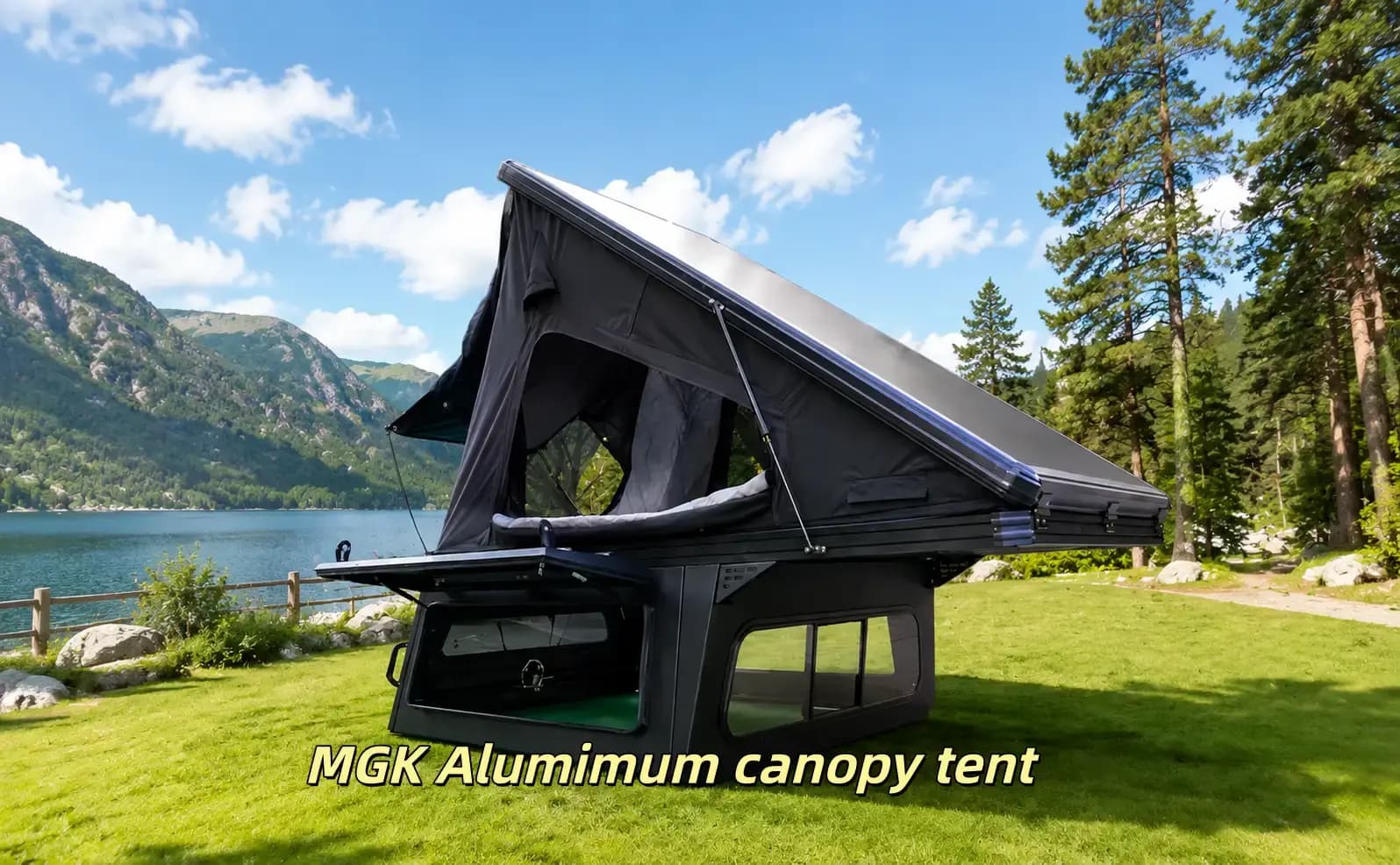MGK Aluminum Canopy Tent: Built for Reliable Pickup Camping Solutions