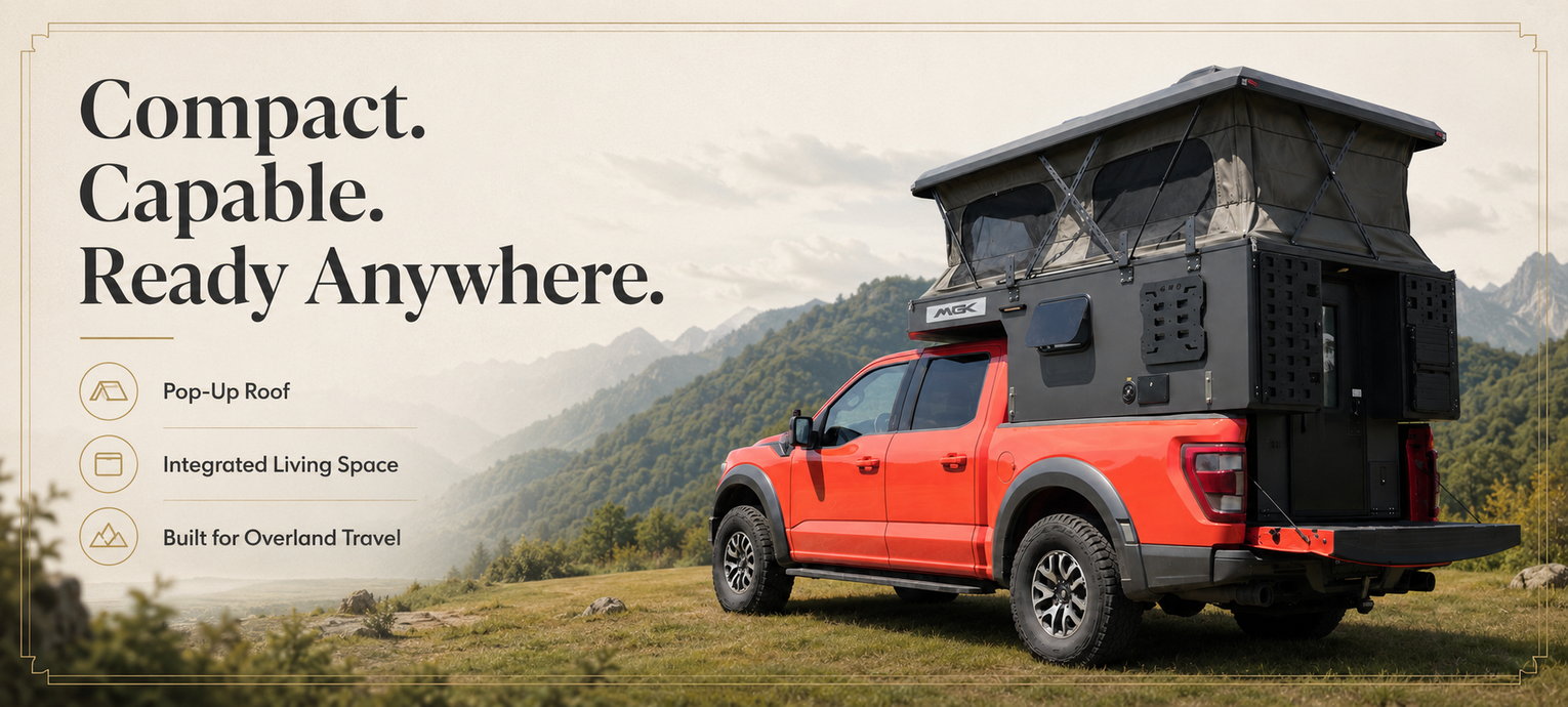 Aluminum Pick-up Truck Camper 