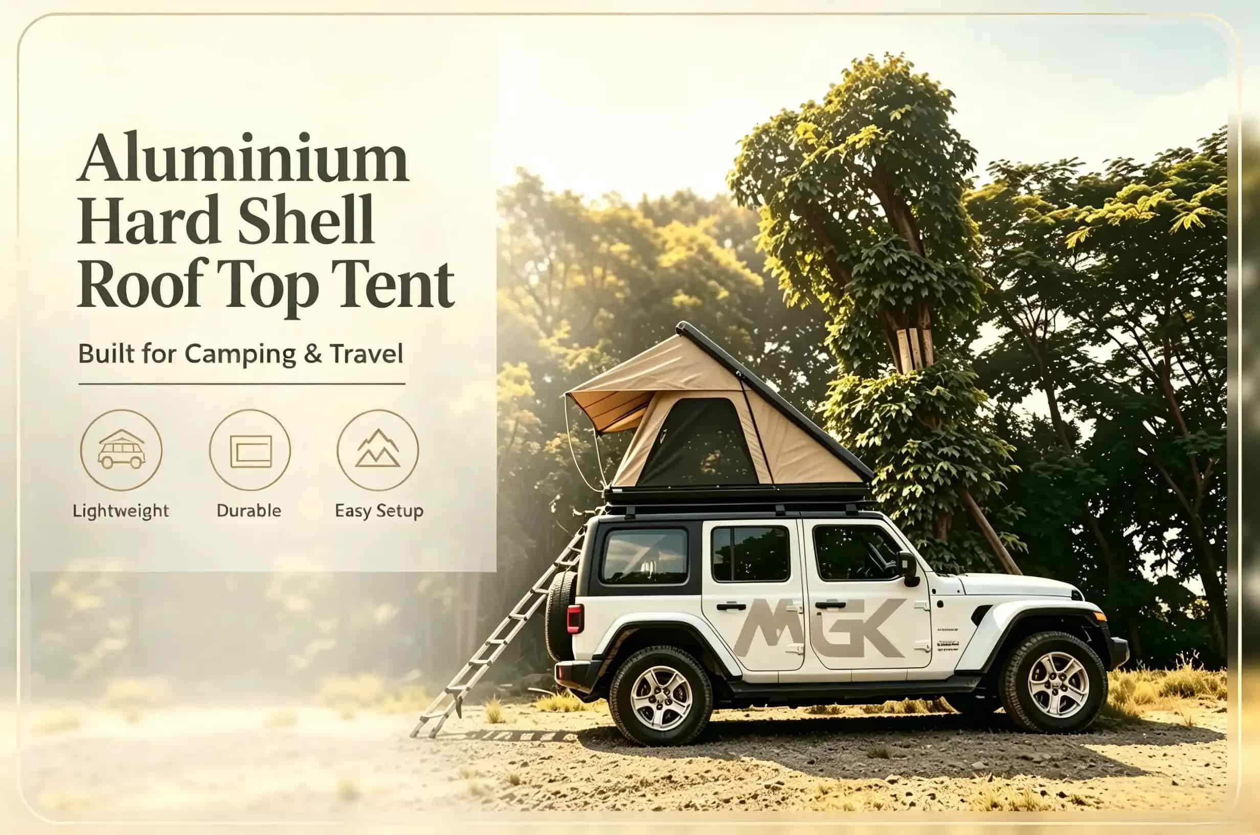 Triangle Aluminium Hard Shell Roof Top Tent Triangle Aluminium Hard Shell Roof Top Tent